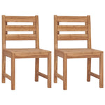 Hagestoler 2 Stk Heltre Teak