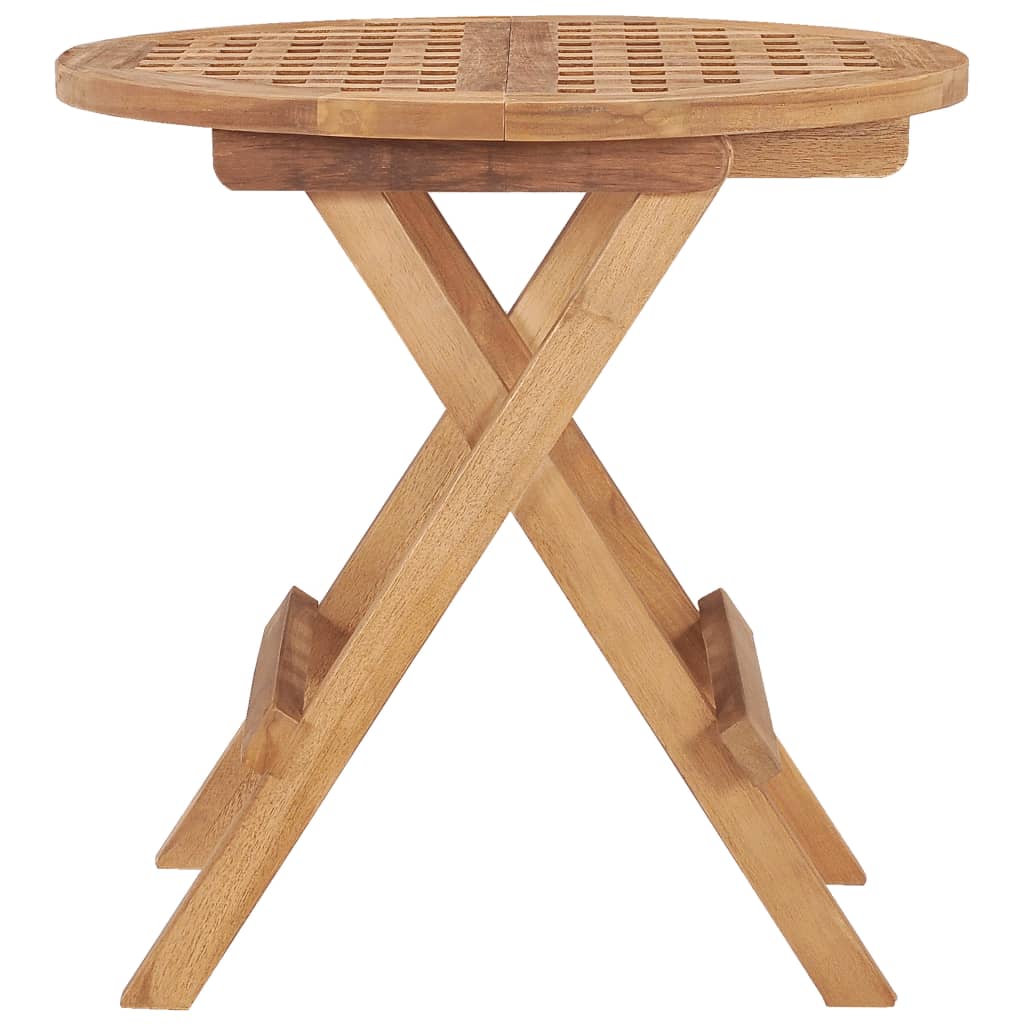 Sammenleggbart Hagebord 50X50X50 Cm Heltre Teak