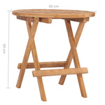 Sammenleggbart Hagebord 50X50X50 Cm Heltre Teak