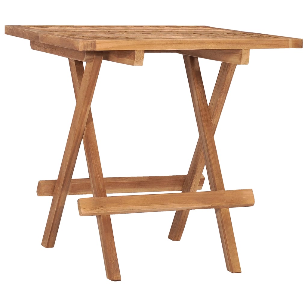 Sammenleggbart Hagebord 50X50X50 Cm Heltre Teak