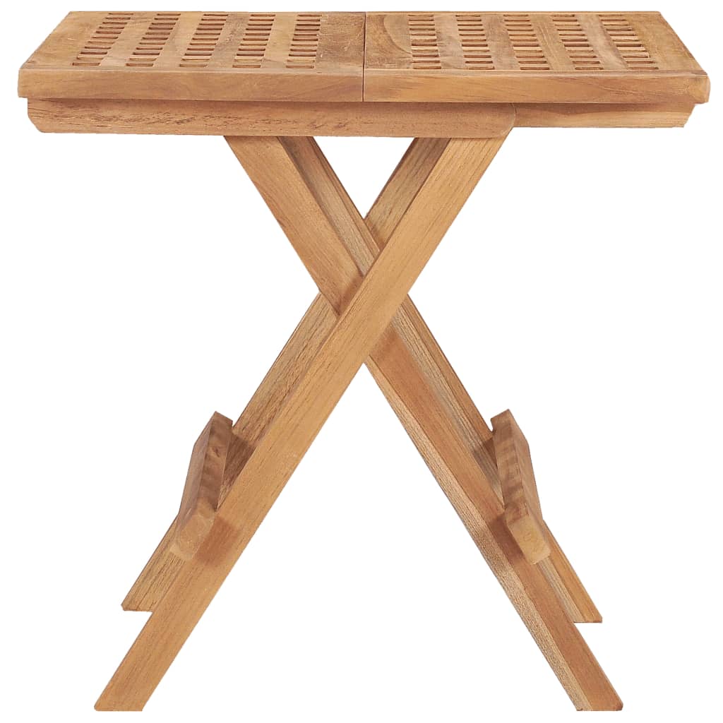 Sammenleggbart Hagebord 50X50X50 Cm Heltre Teak