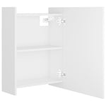 Speilskap Til Baderom Hvit 62,5X20,5X64 Cm Konstruert Tre