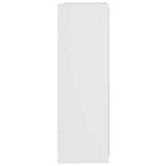 Speilskap Til Baderom Hvit 62,5X20,5X64 Cm Konstruert Tre