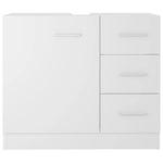 Servantskap Hvit 63X30X54 Cm Sponplate