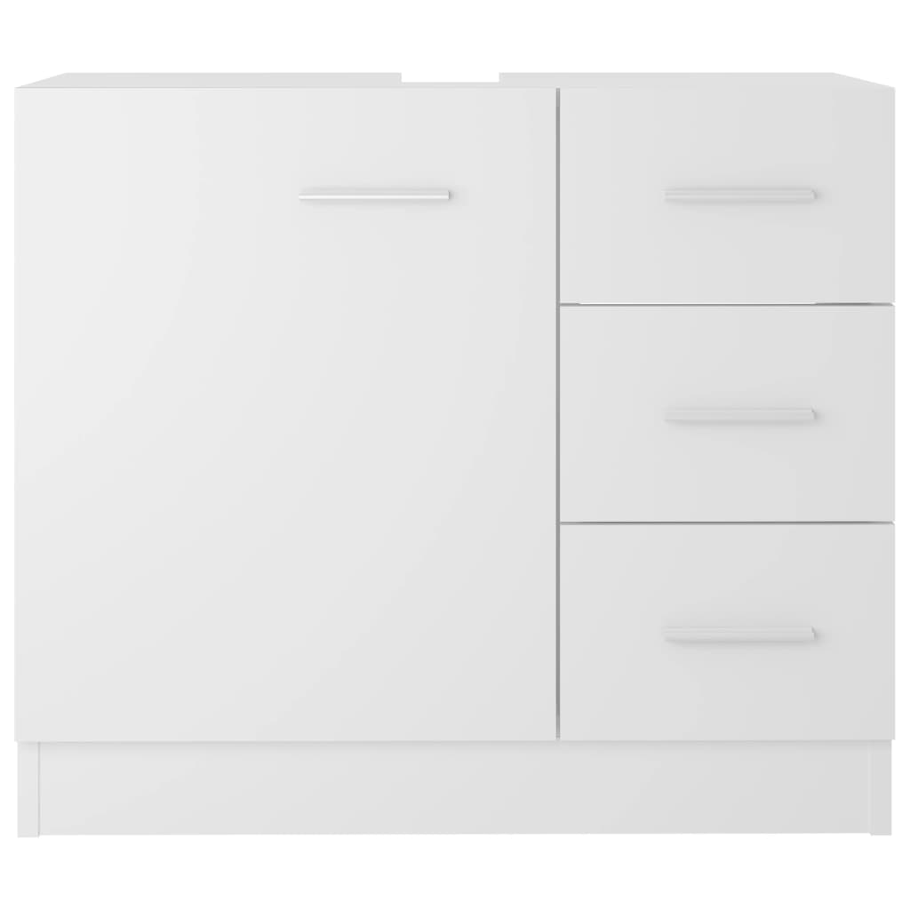 Servantskap Hvit 63X30X54 Cm Sponplate