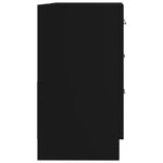Servantskap Svart 63X30X54 Cm Konstruert Tre