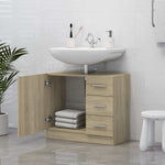 Servantskap Sonoma Eik 63X30X54 Cm Konstruert Tre