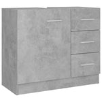 Servantskap Betonggrå 63X30X54 Cm Konstruert Tre