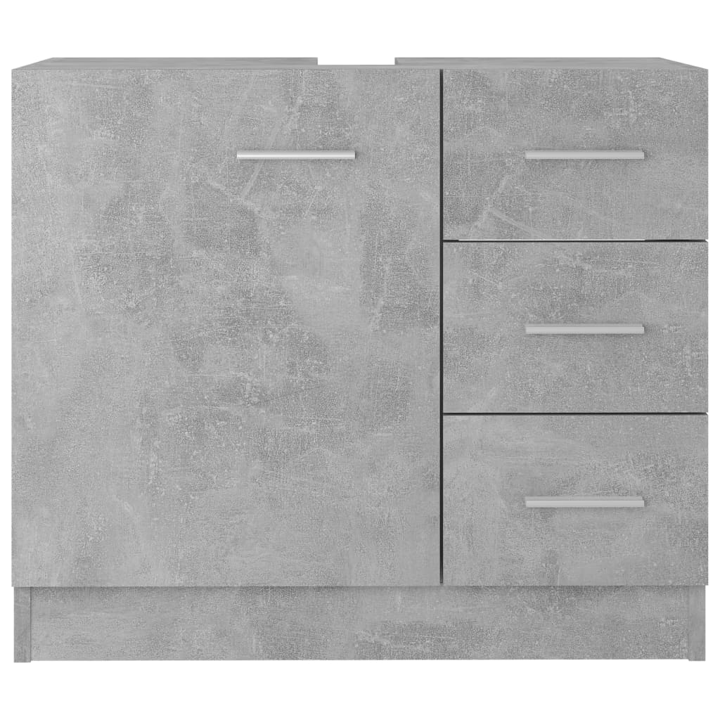 Servantskap Betonggrå 63X30X54 Cm Konstruert Tre