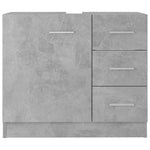 Servantskap Betonggrå 63X30X54 Cm Konstruert Tre