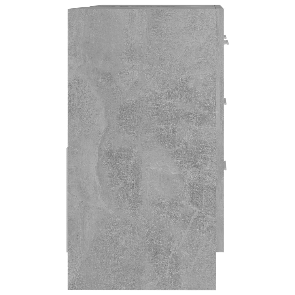 Servantskap Betonggrå 63X30X54 Cm Konstruert Tre