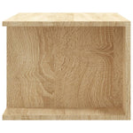 Tv-Benk Med Led-Lys Sonoma Eik 90X39X30 Cm