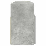 Tv-Benk Med Led-Lys Betonggrå 120X30X50 Cm