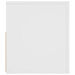 Tv-Benk Med Led-Lys Hvit 120X35X40 Cm