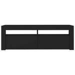 Tv-Benk Med Led-Lys Svart 120X35X40 Cm