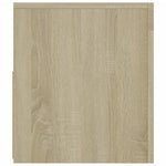 Tv-Benk Med Led-Lys Sonoma Eik 120X35X40 Cm