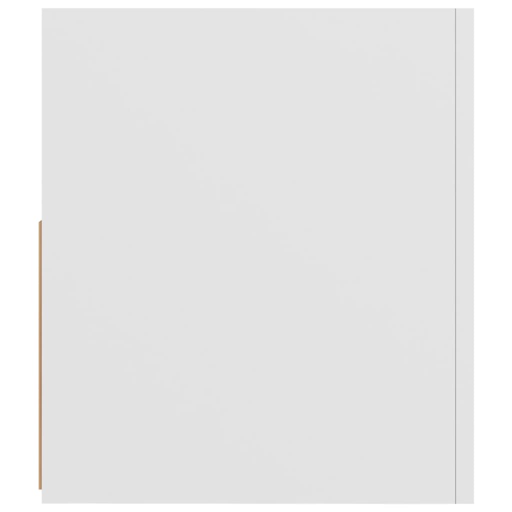 Tv-Benk Med Led-Lys Hvit 90X35X40 Cm