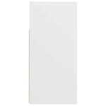 Skjenk Med Led-Lys Hvit 80X35X75 Cm