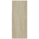 Skjenk Med Led-Lys Sonoma Eik 115,5X30X75 Cm