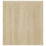 Tv-Benk Med Led-Lys Sonoma Eik 120X35X40 Cm