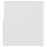 Tv-Benk Med Led-Lys Hvit 120X35X40 Cm