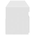 Tv-Benker 2 Stk Med Led-Lys Hvit 75X35X40 Cm