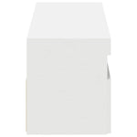 Tv-Benker Med Led-Lys 2 Stk Hvit 60X35X40 Cm