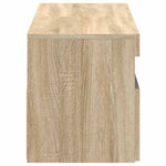 Tv-Benker Med Led-Lys 2 Stk Sonoma Eik 60X35X40 Cm