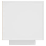 Tv-Benk Med Led-Lys Hvit 160X35X40 Cm