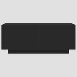 Tv-Benk Svart 100X35X40 Cm Konstruert Tre