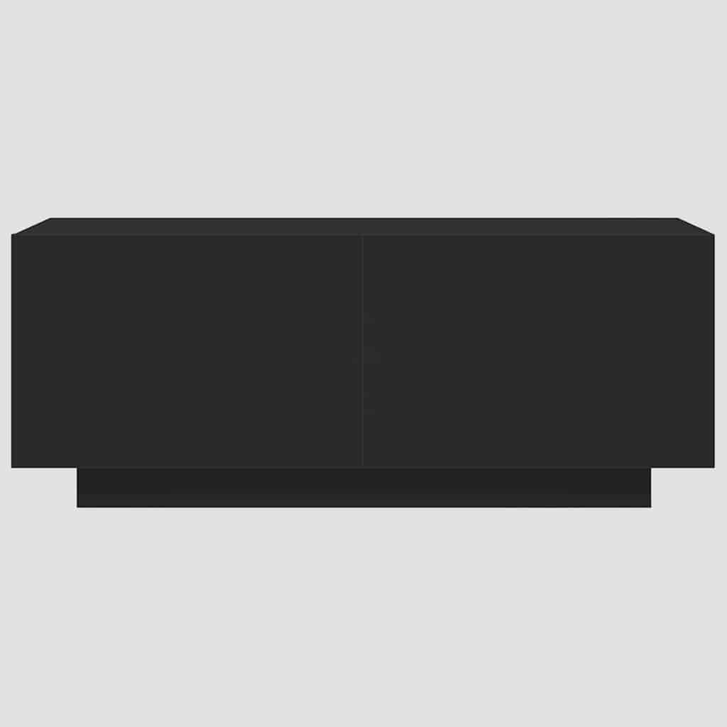 Tv-Benk Svart 100X35X40 Cm Konstruert Tre