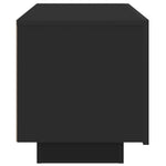 Tv-Benk Svart 100X35X40 Cm Konstruert Tre