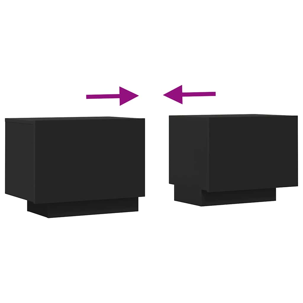 Tv-Benk Svart 100X35X40 Cm Konstruert Tre