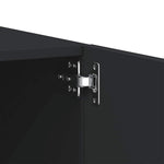 Tv-Benk Svart 100X35X40 Cm Konstruert Tre