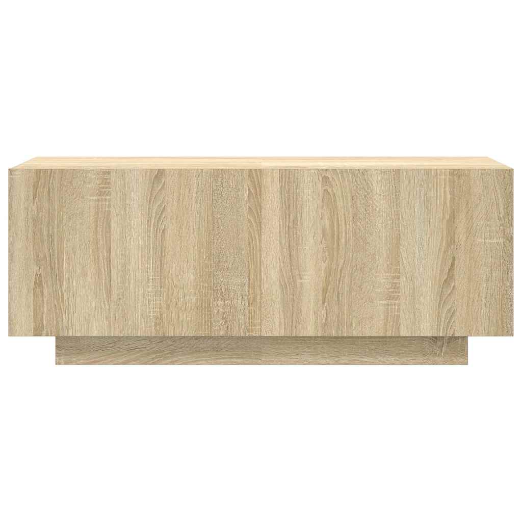 Tv-Benk Sonoma Eik 100X35X40 Cm Konstruert Tre