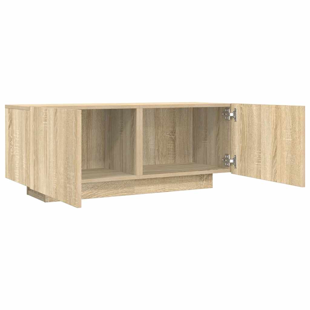 Tv-Benk Sonoma Eik 100X35X40 Cm Konstruert Tre