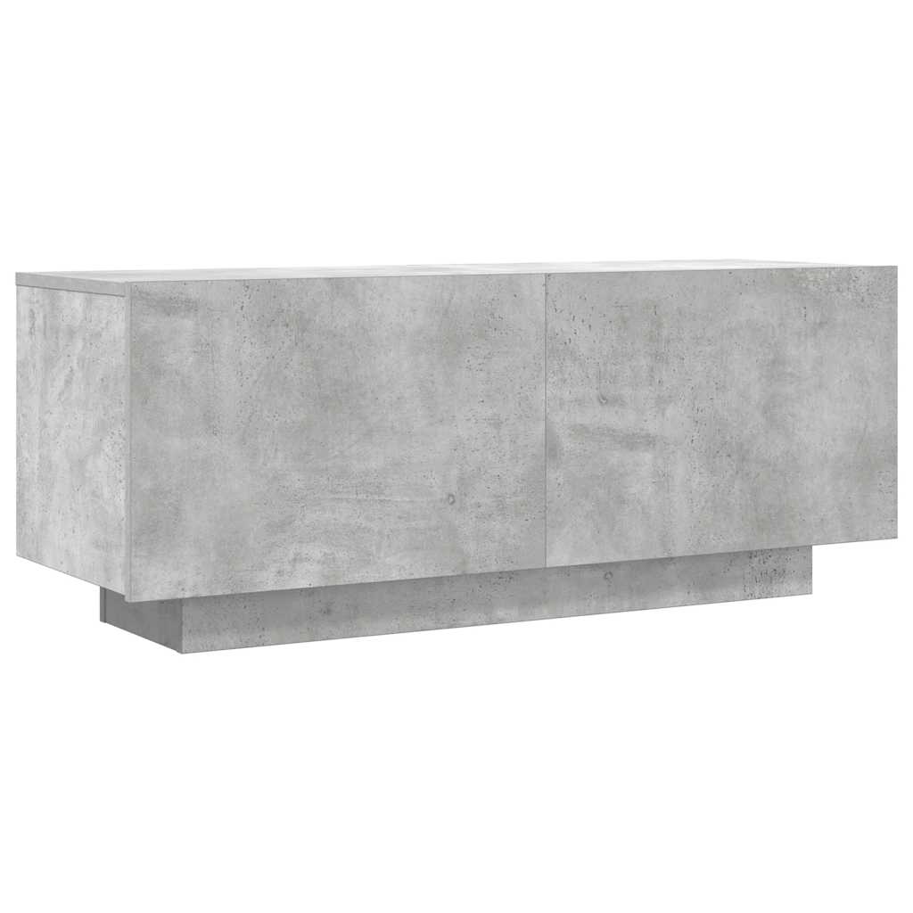 Tv-Benk Betonggrå 100X35X40 Cm Konstruert Tre