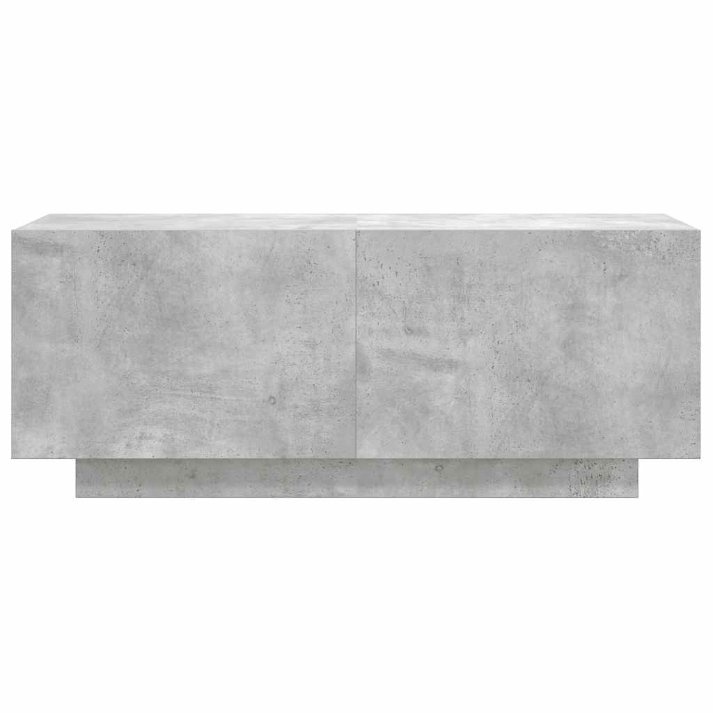 Tv-Benk Betonggrå 100X35X40 Cm Konstruert Tre