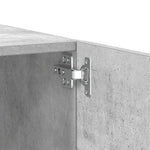 Tv-Benk Betonggrå 100X35X40 Cm Konstruert Tre