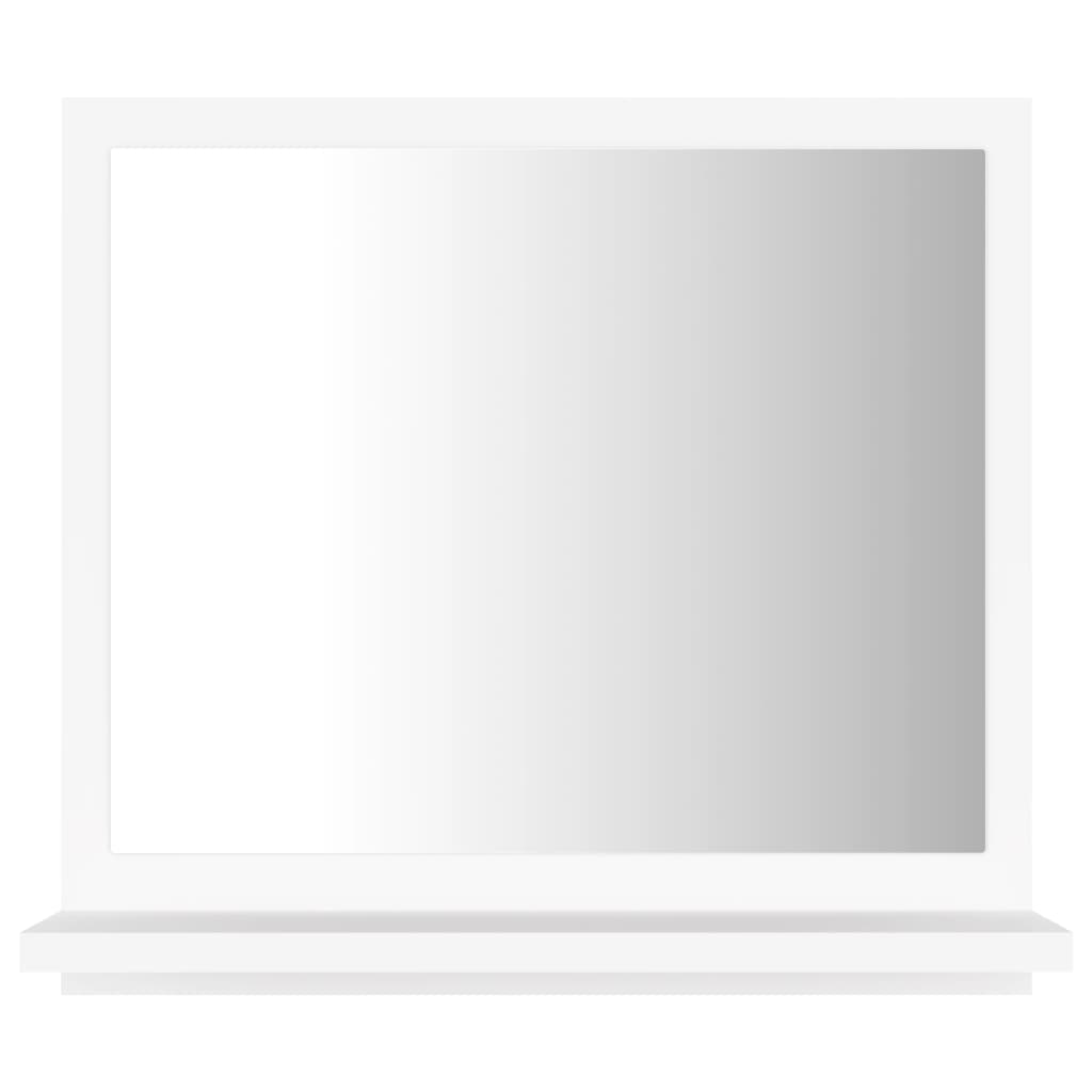 Baderomsspeil Hvit 40X10,5X37 Cm Konstruert Tre