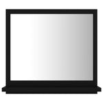 Baderomsspeil Svart 40X10,5X37 Cm Konstruert Tre