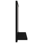 Baderomsspeil Svart 40X10,5X37 Cm Konstruert Tre