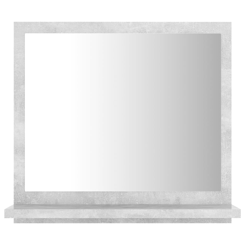 Baderomsspeil Betonggrå 40X10,5X37 Cm Konstruert Tre