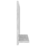 Baderomsspeil Betonggrå 40X10,5X37 Cm Konstruert Tre