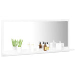 Baderomspeil Hvit 90X10,5X37 Cm Sponplate