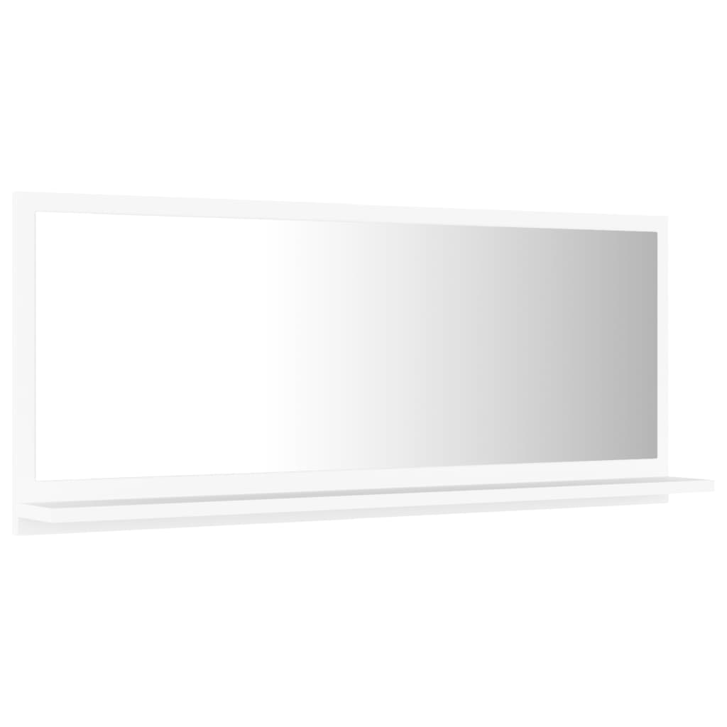 Baderomspeil Hvit 90X10,5X37 Cm Sponplate