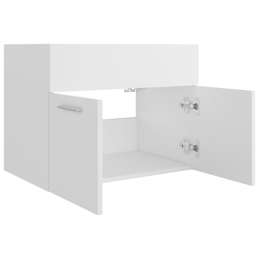 Servantskap Hvit 60X38,5X46 Cm Konstruert Tre