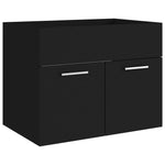 Servantskap Svart 60X38,5X46 Cm Konstruert Tre