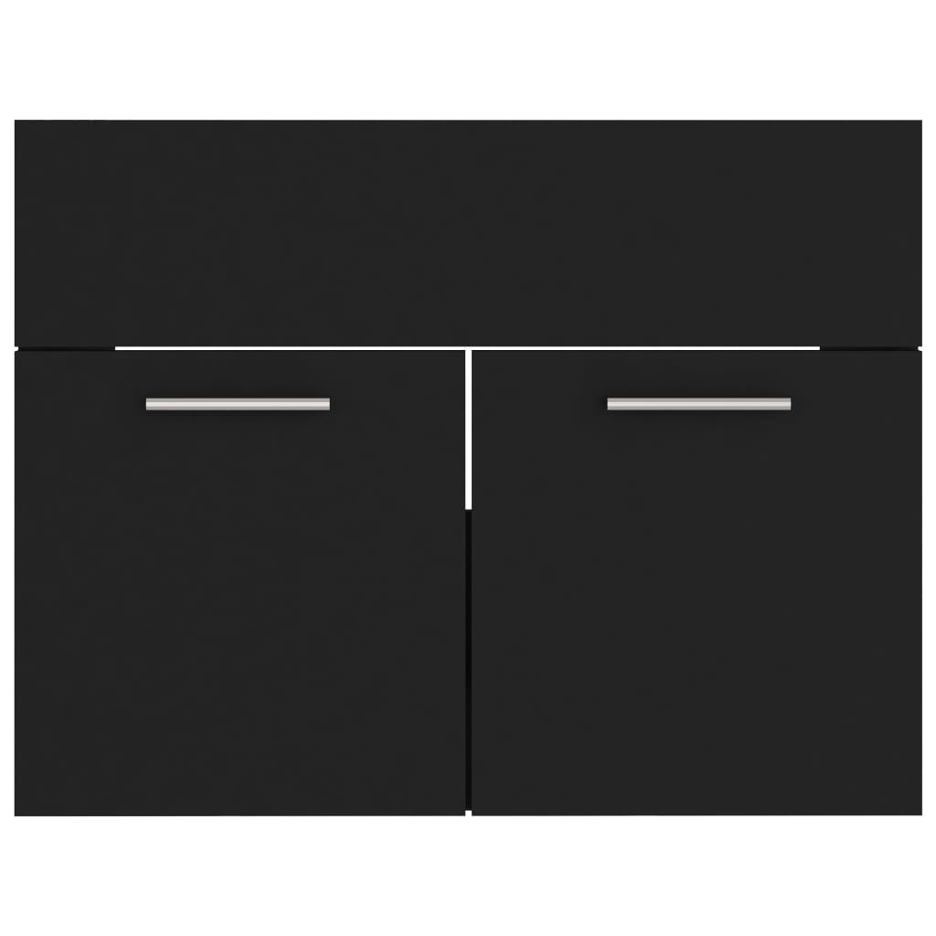 Servantskap Svart 60X38,5X46 Cm Konstruert Tre