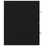Servantskap Svart 100X38,5X48 Cm Konstruert Tre